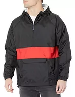 Kurtki damskie - Charles River Apparel Unisex kurtka przeciwwiatrowa dla dorosłych, czarny/czerwony, XXL - miniaturka - grafika 1