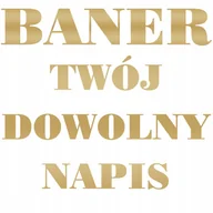 Balony i akcesoria - BANER GIRLANDA TWÓJ NAPIS DOWOLNY TEKST Y3 - miniaturka - grafika 1