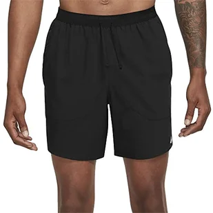 NIKE męskie spodnie sportowe Dri-Fit, Czarny/Czarny/Srebro odblask, M - Spodenki męskie - miniaturka - grafika 1