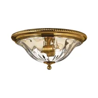 Lampy sufitowe - Plafon Cambridge 1 - kolor mosiądz, transparentny, złoty - HK/CAMBRIDGE/F/A - miniaturka - grafika 1