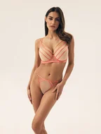 Biustonosze - Biustonosz push-up Blanca Esotiq koralowy 75B - miniaturka - grafika 1