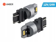 Żarówki samochodowe - Żarówka Vision PY27/7W (T25) 12/24V 6x 3020 Smd Led, nonpolar, Canbus, poma - miniaturka - grafika 1