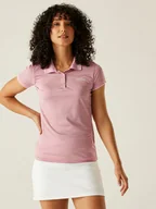 Koszulki sportowe damskie - Regatta Funkcyjna koszulka polo "Remex II" w kolorze jasnoróżowym - miniaturka - grafika 1