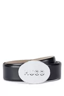 Paski - HUGO Pasek damski, Ciemnoszary27, 80 - miniaturka - grafika 1