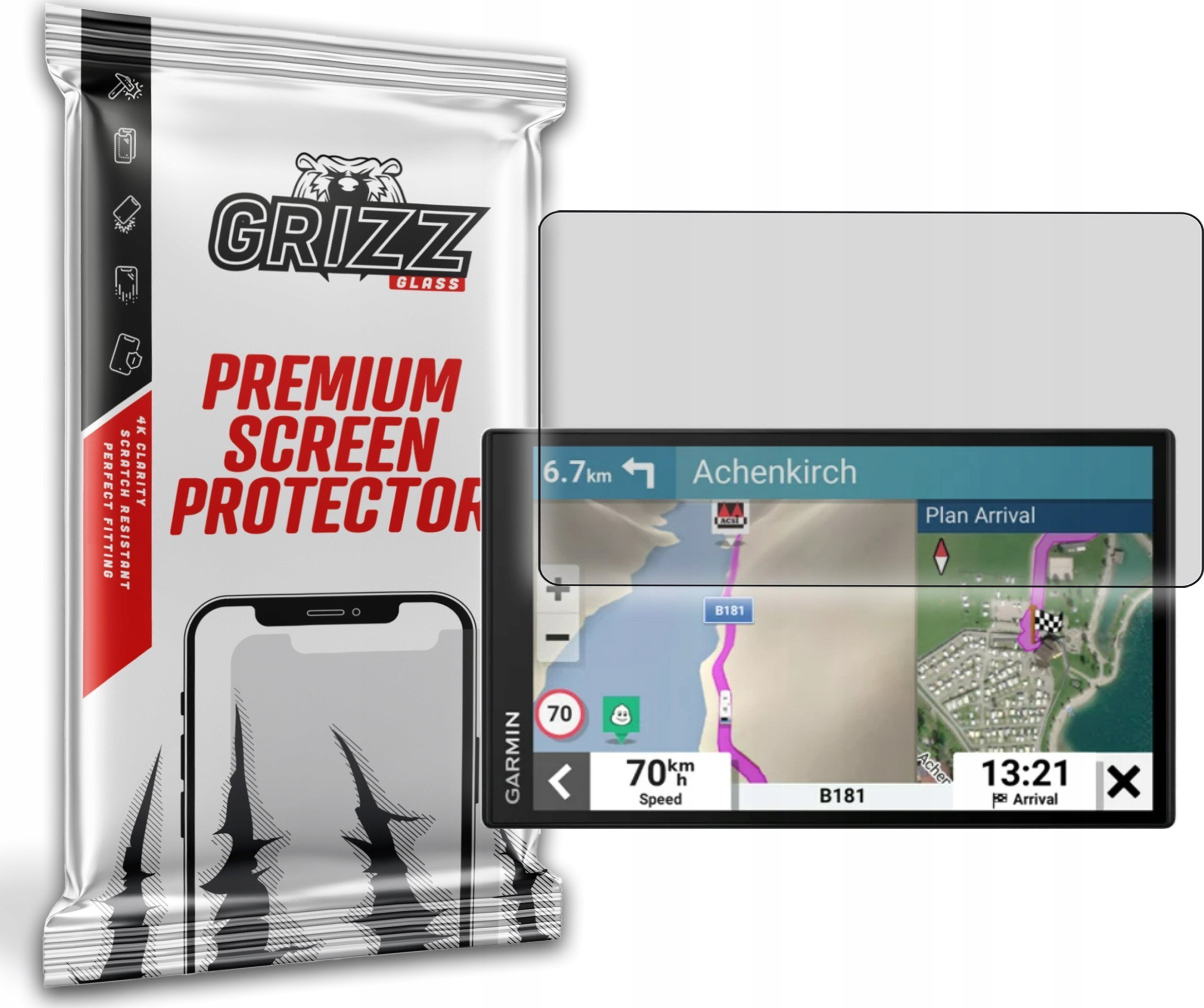GrizzGlass Folia matowa PaperScreen do Garmin Camper 795