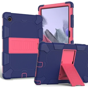 Etui do Samsung Galaxy Tab A8 10.5" z Podstawką Granatowo-różowe - Etui do tabletów Etui do Samsung Galaxy Tab A8 10.5" z Podstawką Granatowo-różowe - Etui do tabletów - miniaturka - grafika 1