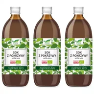 Soki i napoje niegazowane - Bio Planet Sok z pokrzywy Zestaw 3 x 500 ml Bio - miniaturka - grafika 1