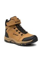Buty trekkingowe dziecięce - Hi-Tec Trekkingi Conari Mid Jr AVSAW20-HT-01-Q3 Brązowy - miniaturka - grafika 1