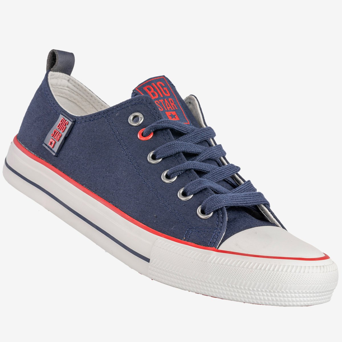 Trampki Damskie BIG STAR Sportowe Buty Klasyczne Granatowe JJ274121 37 Granatowy
