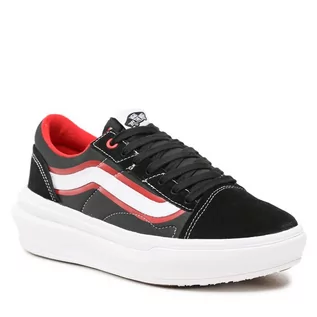 Półbuty męskie - Sneakersy Vans Ua Old Skool Overt Cc VN0A7Q5E4581 Black/Red - grafika 1