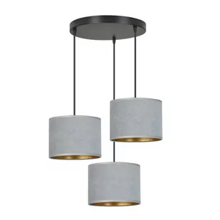 Emibig Hilde lampa wisząca 3-punktowa szara 1050/3PREM 1050/3PREM - Lampy sufitowe - miniaturka - grafika 1