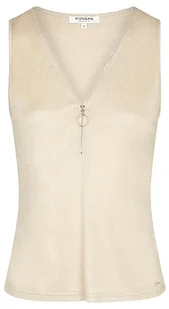 Morgan Koszulka damska, beżowy, XL - Koszulki i topy damskie - miniaturka - grafika 1