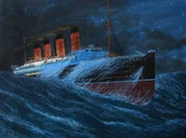 Puzzle - PUZZLE Titanic A3 252 el z Nadrukiem + IMIĘ Pudełko - miniaturka - grafika 1