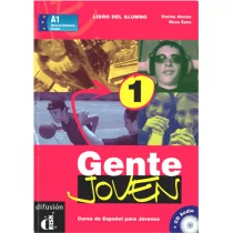 Difusion Gente Joven 1 Podręcznik. Klasa 1-3 Gimnazjum Język hiszpański + CD - Neus Sans Baulenas, Encina Alonso Arija - Książki do nauki języka hiszpańskiego - miniaturka - grafika 1