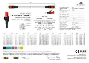 Kabel RJ45 CAT 6 U/UTP AWG24 żółty 25m - Pozostałe akcesoria sieciowe - miniaturka - grafika 6