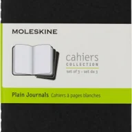 Pozostałe książki - Moleskine Moleskine Plain Cahier - Black Cover (3 Set) - miniaturka - grafika 1