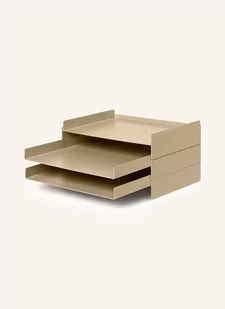 Ferm Living 3-Cz. Organizer Na Biurko 2X2 beige - Pudła i pojemniki do przechowywania - miniaturka - grafika 1