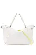 Torebki damskie - Desigual Women's Bag_Half Logo 23_LIBIA 2. 1000 White, biały - miniaturka - grafika 1