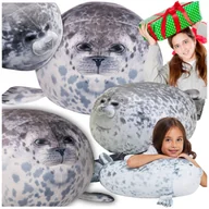 Maskotki i pluszaki - Foka pluszowa zabawka ryba maskotka poduszka miękka przytulanka xxl 60 cm - miniaturka - grafika 1