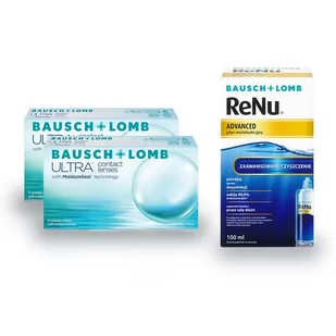 2 x Ultra 6 szt. + ReNu Advanced 100 ml GRATIS - Płyny do soczewek kontaktowych - miniaturka - grafika 1