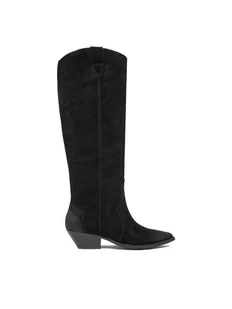 Badura Kowbojki EO-V365-206 Czarny - Kozaki damskie - miniaturka - grafika 1