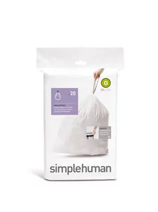Simplehuman Worki na śmieci 30L rozm. G Simplehuman 20szt. CW0166 - Worki na śmieci - miniaturka - grafika 1