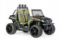 Pojazdy elektryczne dla dzieci - 2 x Samochód terenowy Auto na akumulator POLARIS RZR 24V PRO GREEN SHADOW - miniaturka - grafika 1