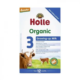 Holle Bio 3 Mleko następne dla niemowląt powyżej 10 miesiąca Demeter 600g - Mleko modyfikowane - miniaturka - grafika 1