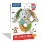Grzechotki dla dzieci - Mięciutki kocyk Królik Clementoni - miniaturka - grafika 1