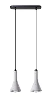 Lampy sufitowe - Podwójna betonowa lampa wisząca loft - 3X A397 C3-N44 - miniaturka - grafika 1