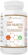Układ moczowy i płciowy - SAW PALMETTO, 600mg, palma sabałowa, prostata, 120kaps - miniaturka - grafika 1