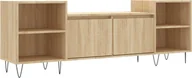 Szafki RTV - vidaXL Szafka pod TV dąb sonoma 160x35x55 cm materiał drewnopochodny - miniaturka - grafika 1