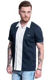 MĘSKA KOSZULA LEE SS BOWLING SHIRT REGULAR FIT SKY CAPTAIN L68BTGHY 112117040 - Lee - Koszule męskie - miniaturka - grafika 1