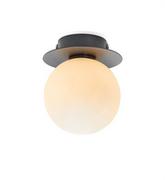 Lampy sufitowe - Markslojd Plafon LAMPA sufitowa MINI 107204 minimalistyczna OPRAWA natynkowa kula ball IP44 biała 107204 - miniaturka - grafika 1