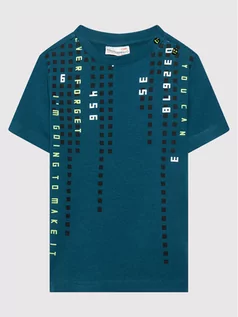 Koszulki dla chłopców - Coccodrillo T-Shirt ZC1143203REM Zielony Regular Fit - grafika 1
