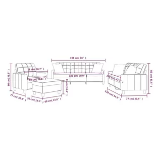 4-cz. komplet wypoczynkowy z poduszkami, szary, ekoskóra Lumarko! - Sofy i kanapy - miniaturka - grafika 13