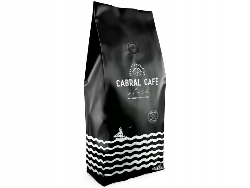 Kawa ziarnista mieszana Cabral Cafe kawa rzemieślnicza Black , 1000 g