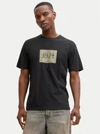 Koszulki męskie - Jack & Jones T-Shirt Jjrain Tee Ss Crew Neck 12288097 Czarny Regular Fit - miniaturka - grafika 1