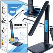 Lampy stojące - Lampka Biurkowa Szkolna Zegar Budzik Czytanie Nauka Praca Odrabianie Lekcji - miniaturka - grafika 1