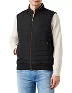 Garnitury - bugatti Męska kamizelka 8800-25052, ciemnoszara, normalna - miniaturka - grafika 1