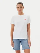 Koszulki i topy damskie - Vero Moda T-Shirt Paulina 10316991 Biały Regular Fit - miniaturka - grafika 1