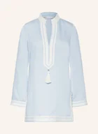 Bluzki damskie - Tory Burch Tunika blau - miniaturka - grafika 1