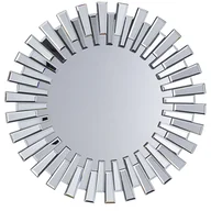 Lustra - Beliani Lustro ścienne srebrne 70 cm CHOLET - miniaturka - grafika 1