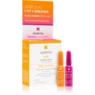 Zestawy kosmetyków damskich - Sesderma Efekt Flash - C-VIT Intensive Serum + Acglicolic Classic ZESTAW Ampułka Intensywne Serum C-VIT 12% 1,5 ml + Ampułka o działaniu przeciwstarzeniowym 1,5 ml - miniaturka - grafika 1
