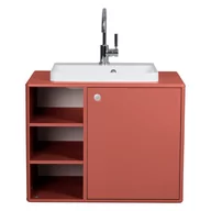 Szafki łazienkowe - Czerwona szafka pod umywalkę 80x62 cm Color Bath – Tom Tailor - miniaturka - grafika 1