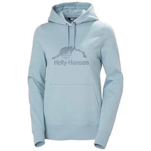Helly Hansen Damska bluza z kapturem z grafiką W Nord, Windy Blue, XL, Wietrzny niebieski, XL - Bluzy damskie - miniaturka - grafika 1