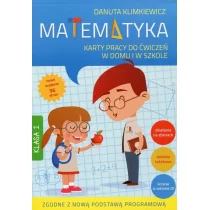 WYDAWNICTWO-SKRZAT Matematyka 1 Karty pracy do ćwiczeń w domu i w szkole - Danuta Klimkiewicz - Książki edukacyjne - miniaturka - grafika 1