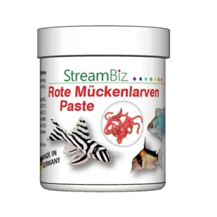 StreamBiz Rote Muckenlarven Pasta 70g (SB-31021) - Pokarm dla ryb - miniaturka - grafika 1