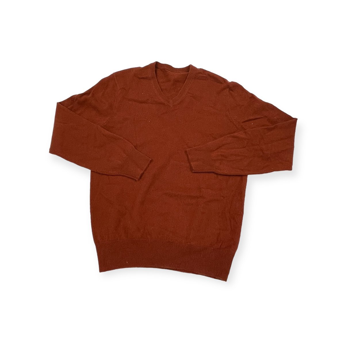 Sweterek męski na długi rękaw kaszmir L