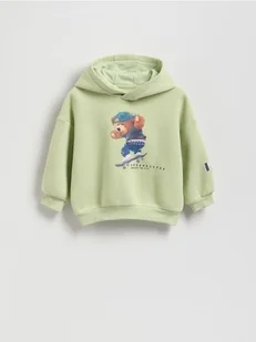 Reserved - Bluza z nadrukiem - jasnozielony - Bluzy i sweterki niemowlęce - miniaturka - grafika 1